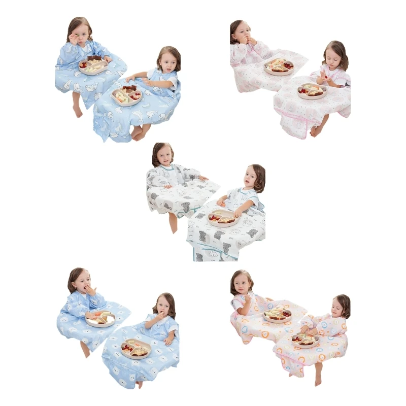 Weaning Bib Attaches & Fully Cover to Baby Highchair Long Sleeves Bib Waterproof Comfortable Machine Washable for Kids
Weaning Bib Attaches & Fully Cover to Baby Highchair Long Sleeves Bib Waterproof Comfortable Machine Washable for Kids