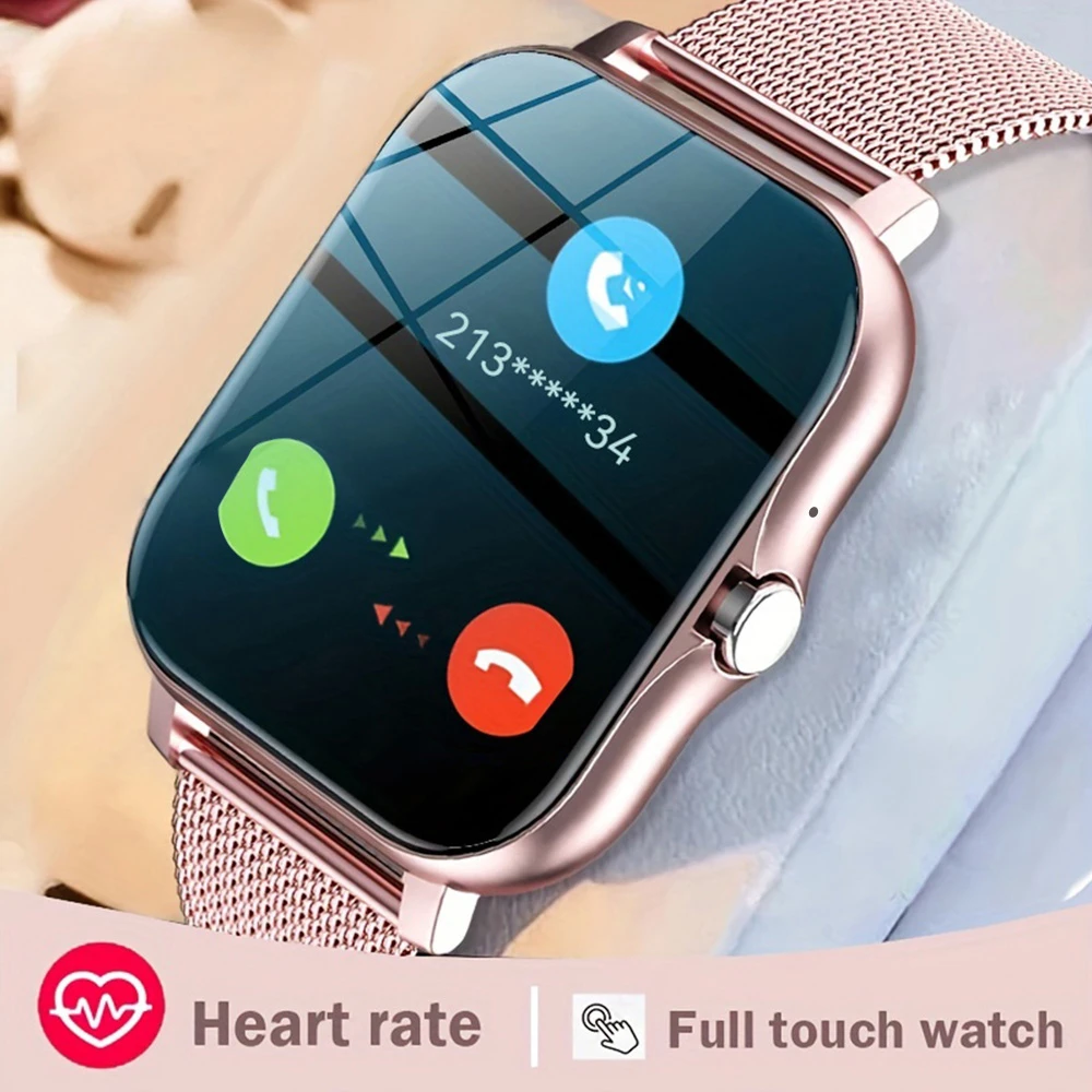 

Smart Watch for Men Women Gift 1.44" Screen Full Touch Sports Fitness Watches Bluetooth Calls Digital Smartwatch Wristwatch 2024