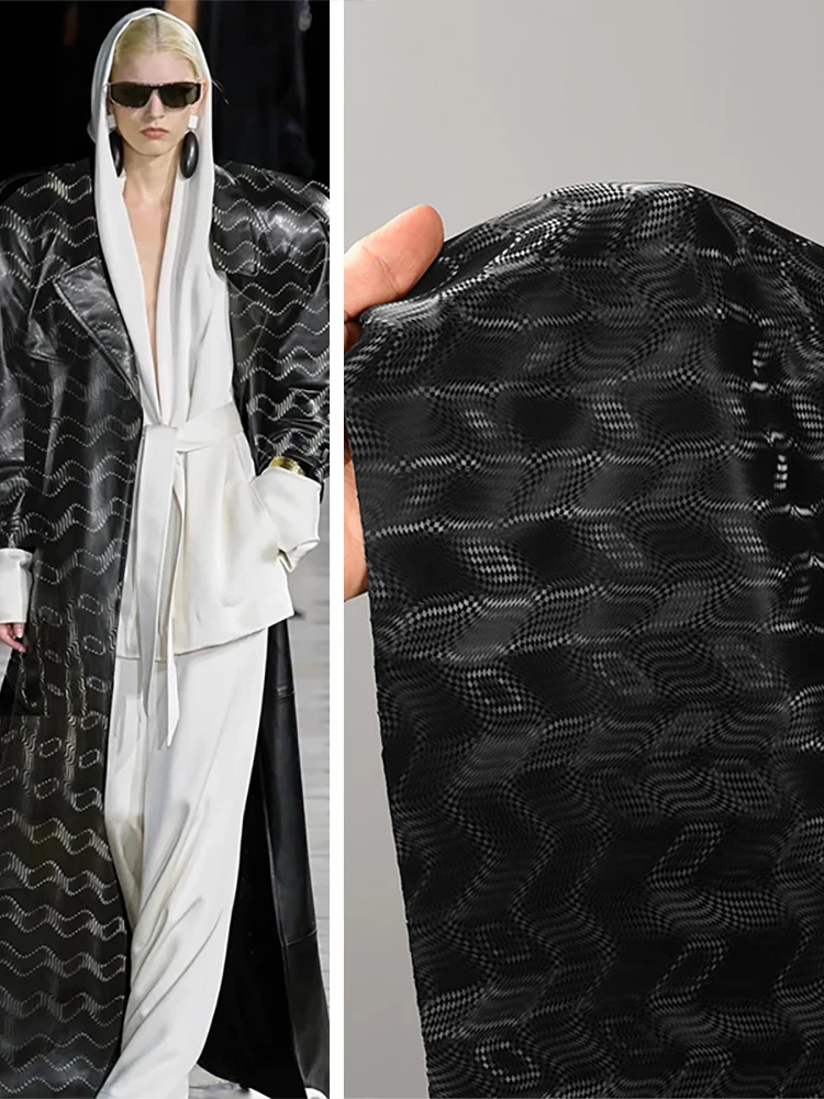 Dynamic Water Ripple Fabric Cloth Diy By The Yard Black Performance Dress for Women Coat Fabric Clothes for Sewing Material
Dynamic Water Ripple Fabric Cloth Diy By The Yard Black Performance Dress for Women Coat Fabric Clothes for Sewing Material