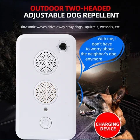 

Ultrasonic Bark Stopper Outdoor Dog Repeller Shop Garage Anti-disturbing Anti-noise Puppy Barking Control Training Device
