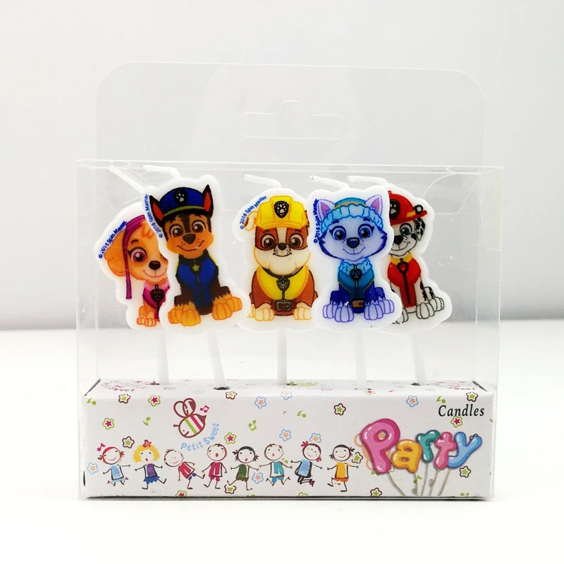 5pcs/lot Paw Patrol Birthday Cake Candle Cute Kids Cartoon Anime Doll Party Decoration Children's Cake Paraffin Figure Candle
5pcs/lot Paw Patrol Birthday Cake Candle Cute Kids Cartoon Anime Doll Party Decoration Children's Cake Paraffin Figure Candle
