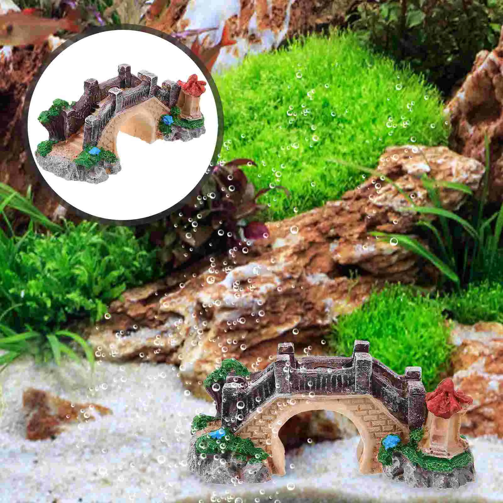 Aquarium Bridge Decoration Miniature Bridge Fish Tank Ornament Aquarium Landscaping Decor
Aquarium Bridge Decoration Miniature Bridge Fish Tank Ornament Aquarium Landscaping Decor