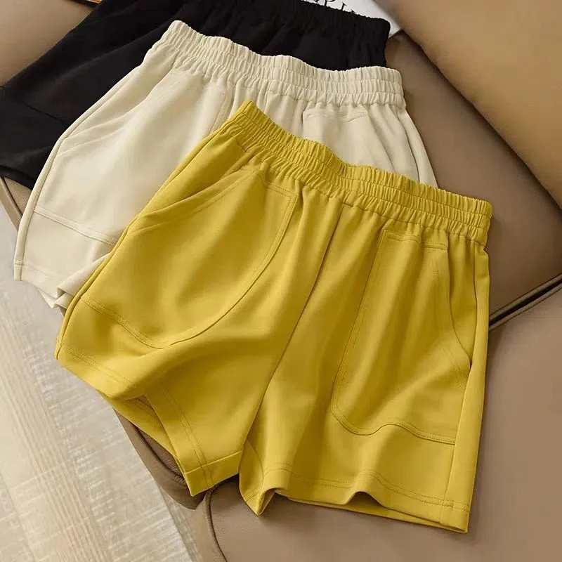 Zoki 4Xl Women Wide Leg Shorts Summer High Waist Loose Solid Pocket Casual Shorts Fashion Korean Elastic Waist Cycling Shorts
Zoki 4Xl Women Wide Leg Shorts Summer High Waist Loose Solid Pocket Casual Shorts Fashion Korean Elastic Waist Cycling Shorts