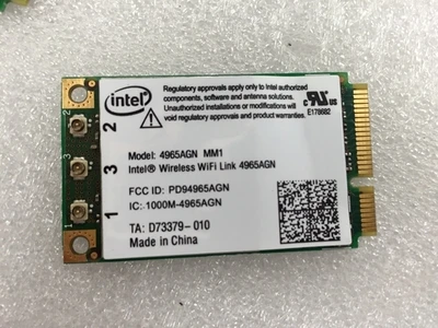 

New Wireless wlan Card For Intel WiFi Link 4965 AGN 802.11 A/b/g/n 2.4/5 GHz wlan Card For HP Dv2000 Dv6000 Dv9000 480985-001