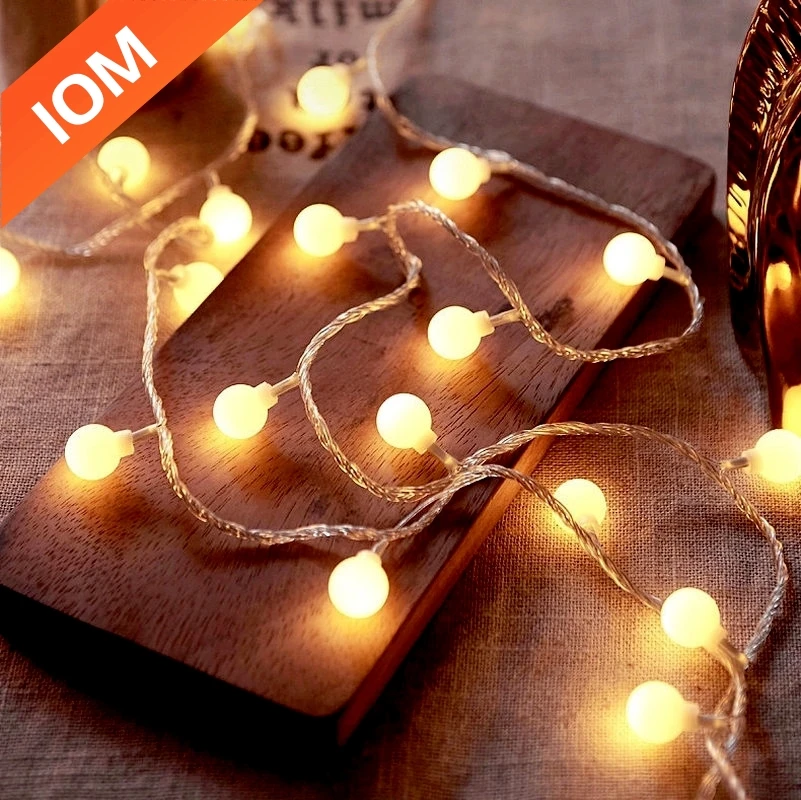 10M USB/Battery Power Ball LED String Lights Garland Lights Outdoor Lamp Wedding Garden Fairy Lights Christmas Decoration
10M USB/Battery Power Ball LED String Lights Garland Lights Outdoor Lamp Wedding Garden Fairy Lights Christmas Decoration