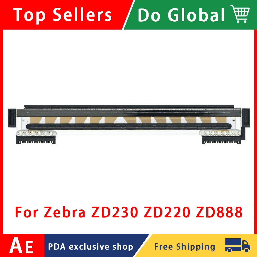 

New 203dpi P1115690 Printhead for Zebra ZD220 ZD230 ZD888 Thermal Label Printer,Free Shipping