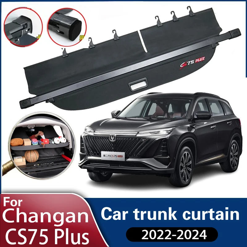Car Trunk Curtain For Changan CS75 Plus 2023 Accessories 2022 2024 Car Trunk Covers Rear Rack Partition Shelter Auto Accessories 
Car Trunk Curtain For Changan CS75 Plus 2023 Accessories 2022 2024 Car Trunk Covers Rear Rack Partition Shelter Auto Accessories