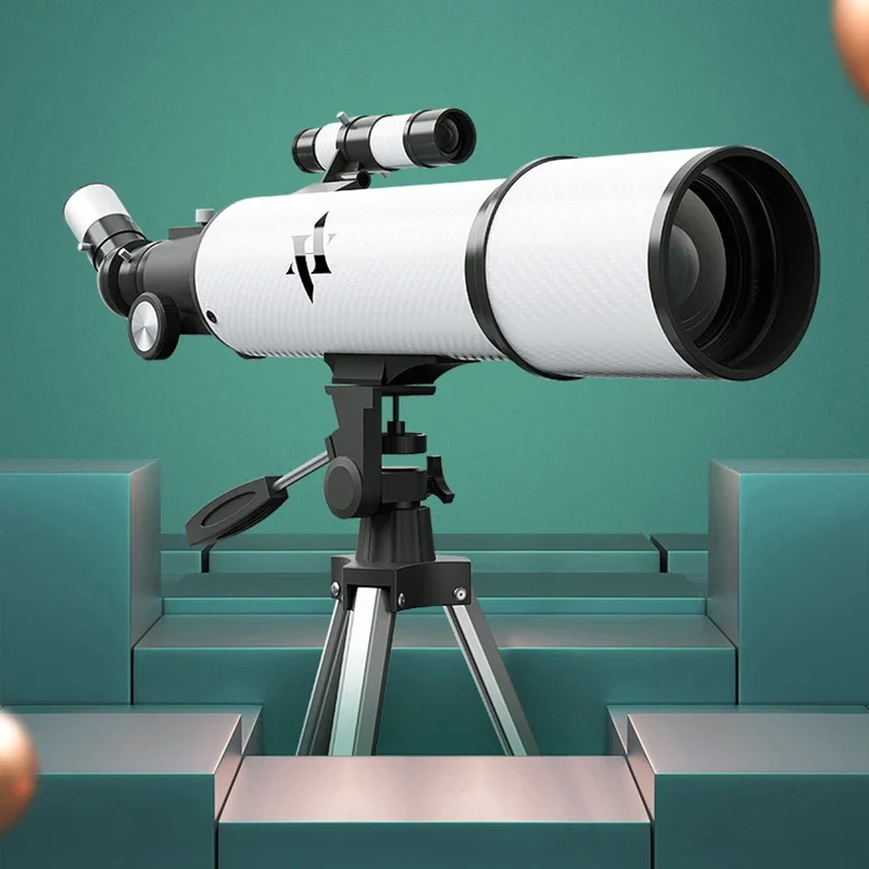 

80MM Large Caliber Professional Astronomical Telescope Powerful Binoculars Adjustable Tripod Night Vision Monocular for Stars