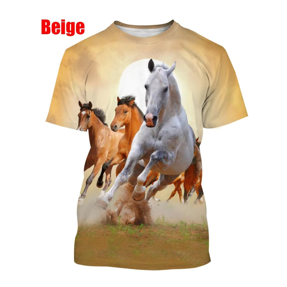 Newest Fashion Crazy Horse 3D Printed T-shirt Summer Casual Men's/women's Hip Hop Breathable Short-sleeved T-shirt
Newest Fashion Crazy Horse 3D Printed T-shirt Summer Casual Men's/women's Hip Hop Breathable Short-sleeved T-shirt