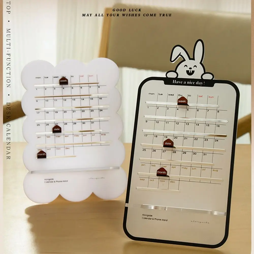Multi-functional Perpetual Table Calendar INS Style Acrylic Sliding Calendar With DIY Planner Magnets
Multi-functional Perpetual Table Calendar INS Style Acrylic Sliding Calendar With DIY Planner Magnets
