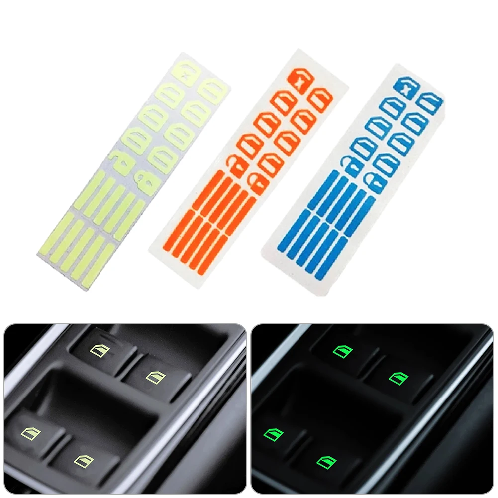 Window Control Switch Luminous Sticker 18Pcs/Sheet Fluorescent Window Control Button Panel Stickers Waterproof for Car Interior
Window Control Switch Luminous Sticker 18Pcs/Sheet Fluorescent Window Control Button Panel Stickers Waterproof for Car Interior