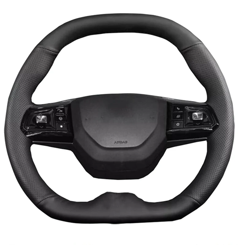 Customized Car Steering Wheel Cover For MG 4 MG MULAN 2022 2023 genuine leather Car Accessories
Customized Car Steering Wheel Cover For MG 4 MG MULAN 2022 2023 genuine leather Car Accessories