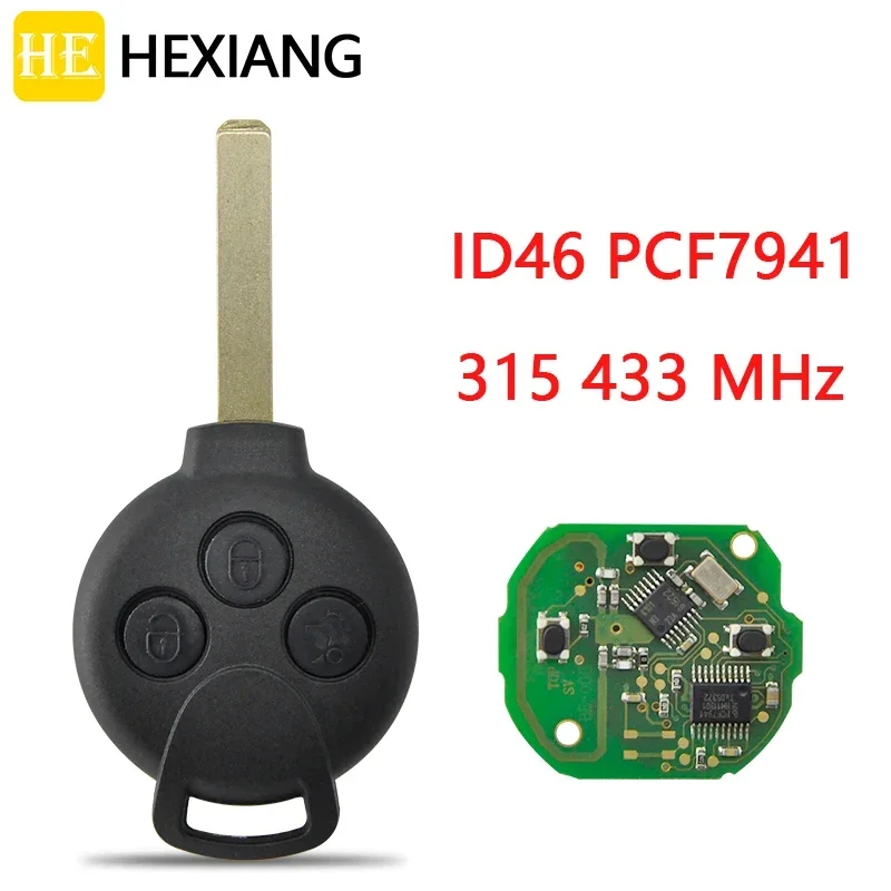 Автомобильный пульт дистанционного управления HE Xiang для Mercedes Benz Smart 451 452 2007-2013 ID46 PCF7941 315 МГц 433 МГц
Автомобильный пульт дистанционного управления HE Xiang для Mercedes Benz Smart 451 452 2007-2013 ID46 PCF7941 315 МГц 433 МГц