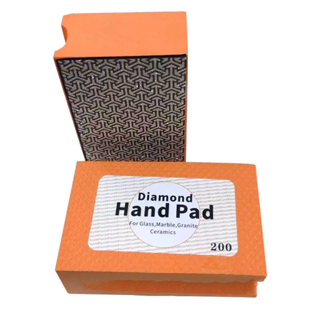 Diamond Hand Polishing Pads Electroplating Tile Glass Grinding Block Pad Marble Sanding Disc 92*57*30mm 60/120/200/400 Mesh
Diamond Hand Polishing Pads Electroplating Tile Glass Grinding Block Pad Marble Sanding Disc 92*57*30mm 60/120/200/400 Mesh