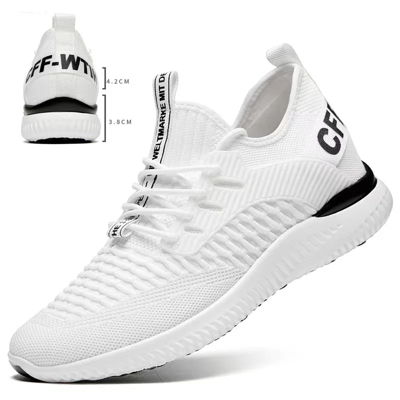 Man Elevator Sneakers Shoes Height Increase Insole 8cm White Black Taller Shoes Men Leisure Fashion Sports Heightening Shoe
Man Elevator Sneakers Shoes Height Increase Insole 8cm White Black Taller Shoes Men Leisure Fashion Sports Heightening Shoe