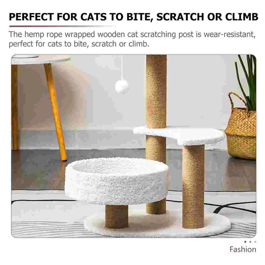 Cat Scratching Post Hemp Rope Cat Claw Scratcher Pole for Kitten Indoor Cat Scratch Post
Cat Scratching Post Hemp Rope Cat Claw Scratcher Pole for Kitten Indoor Cat Scratch Post