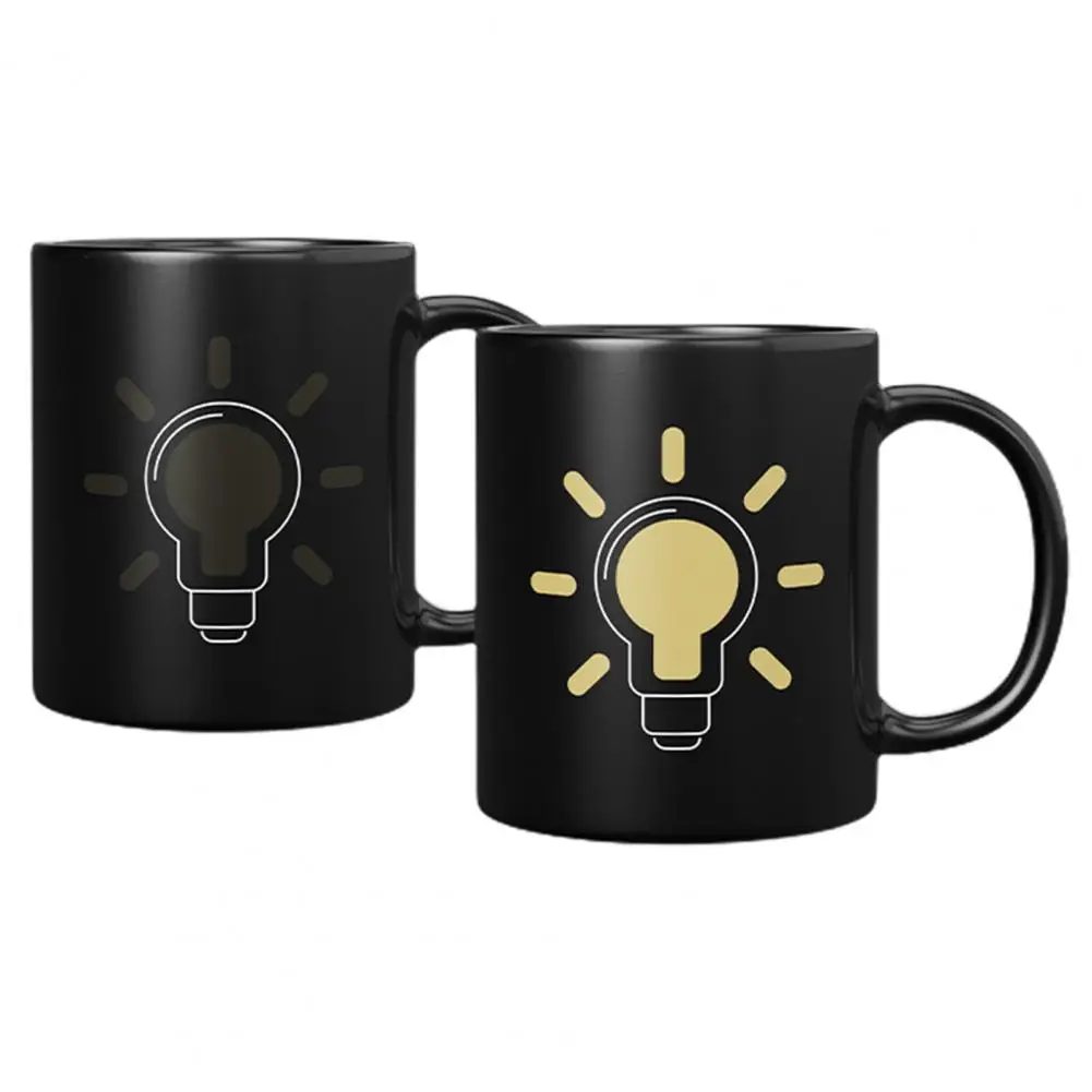 Ceramic Water Cup 330ml Color Changing Ceramic Mug with Battery Heart Thermometer Brain Bulb Pattern Heat Cup for Coffee Tea
Ceramic Water Cup 330ml Color Changing Ceramic Mug with Battery Heart Thermometer Brain Bulb Pattern Heat Cup for Coffee Tea