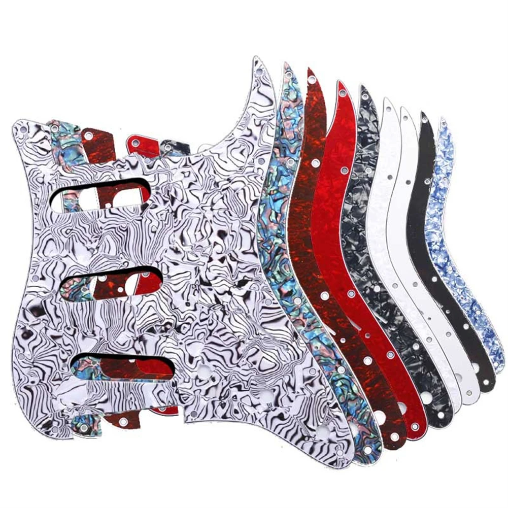 11 Holes Colorful Celluloid Guitar Pickguard Scratch Plate For ST Guitars SSS Electric Guitar Pickguard Pickup Scratch Plate
11 Holes Colorful Celluloid Guitar Pickguard Scratch Plate For ST Guitars SSS Electric Guitar Pickguard Pickup Scratch Plate