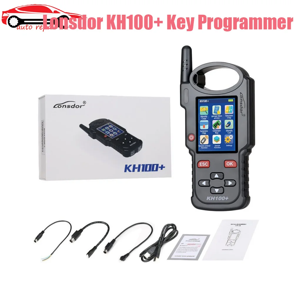 Lonsdor KH100+ Car Key Programmer Handheld Device Update Online Full Featured Key Mate Generate Remote Smart Key Programmer
Lonsdor KH100+ Car Key Programmer Handheld Device Update Online Full Featured Key Mate Generate Remote Smart Key Programmer