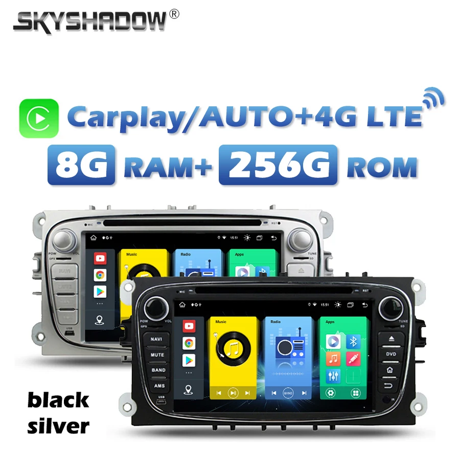4G SIM Carplay Авто Android 8. 1 8G + 13,0G 8-ядерный автомобильный DVD-плеер GPS-карта радио wifi Bluetooth для Ford Mondeo Transit S-max Focus
4G SIM Carplay Авто Android 8. 1 8G + 13,0G 8-ядерный автомобильный DVD-плеер GPS-карта радио wifi Bluetooth для Ford Mondeo Transit S-max Focus