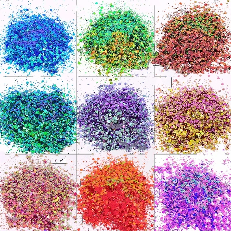5g/bag Nail Flakes Glitter Chameleon Iridescent Chameleon Nail Powder Holographic Laser Colorful Nail Sequins 12 Colors Mix Size
5g/bag Nail Flakes Glitter Chameleon Iridescent Chameleon Nail Powder Holographic Laser Colorful Nail Sequins 12 Colors Mix Size