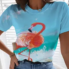 Animal T-shirts Flamingo Graphics 3d Printed T Shirt Women's Short-sleeve Street Blouses Aesthetic Oversized Lady y2k Tees Tops
Animal T-shirts Flamingo Graphics 3d Printed T Shirt Women's Short-sleeve Street Blouses Aesthetic Oversized Lady y2k Tees Tops