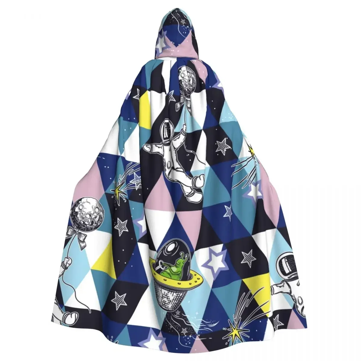 Hooded Cloak Polyester Unisex Witch Cape Costume Accessory Astronauts Aliens Patchwork Elf Purim
Hooded Cloak Polyester Unisex Witch Cape Costume Accessory Astronauts Aliens Patchwork Elf Purim