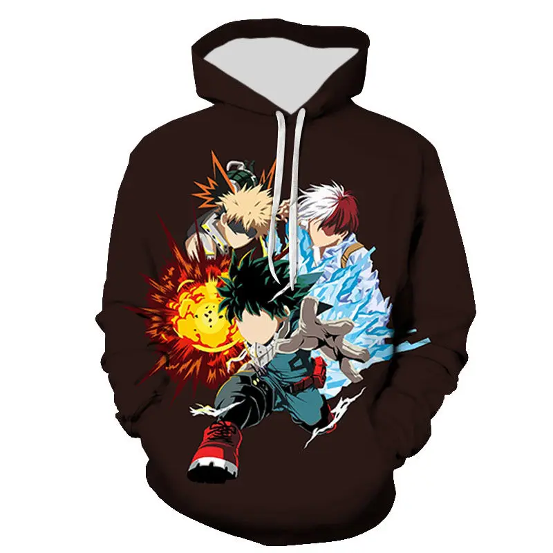 

Men Women Children My Hero Academia Kuroko No Basket Sweatshirts Hoodies 3D Printed Streetwear Boy Girl Kids Fashion Jacket