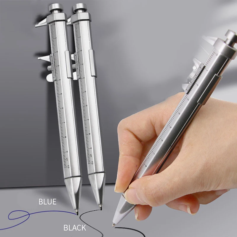 

Ручка-штангенциркуль 0,5 мм, ручка с гелевыми чернилами, штангенциркуль с нониусом, шариковая ручка, канцелярские принадлежности, подарок