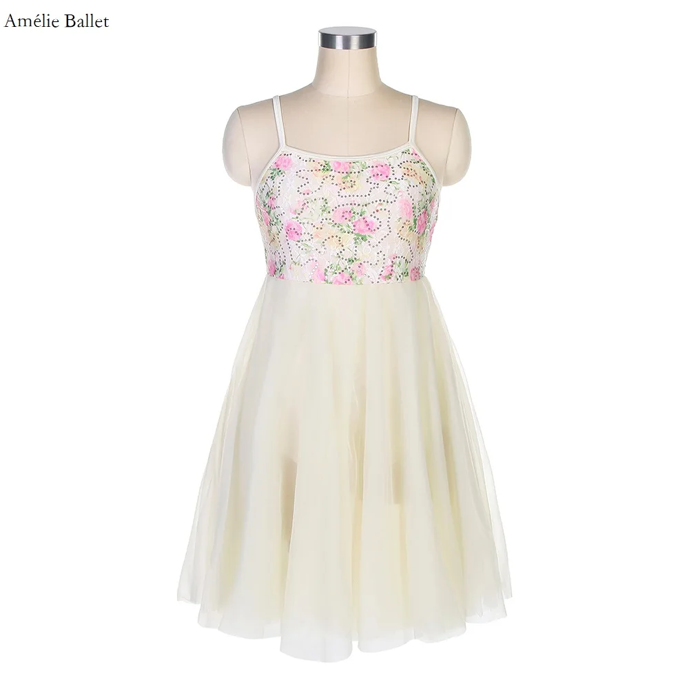 17001 Sequin Lace with Ivory Spandex Bodice Girls & Women Ballet Dance Skirt Contemporary Dacne Wear Lyrical Dance Dress
17001 Sequin Lace with Ivory Spandex Bodice Girls & Women Ballet Dance Skirt Contemporary Dacne Wear Lyrical Dance Dress
