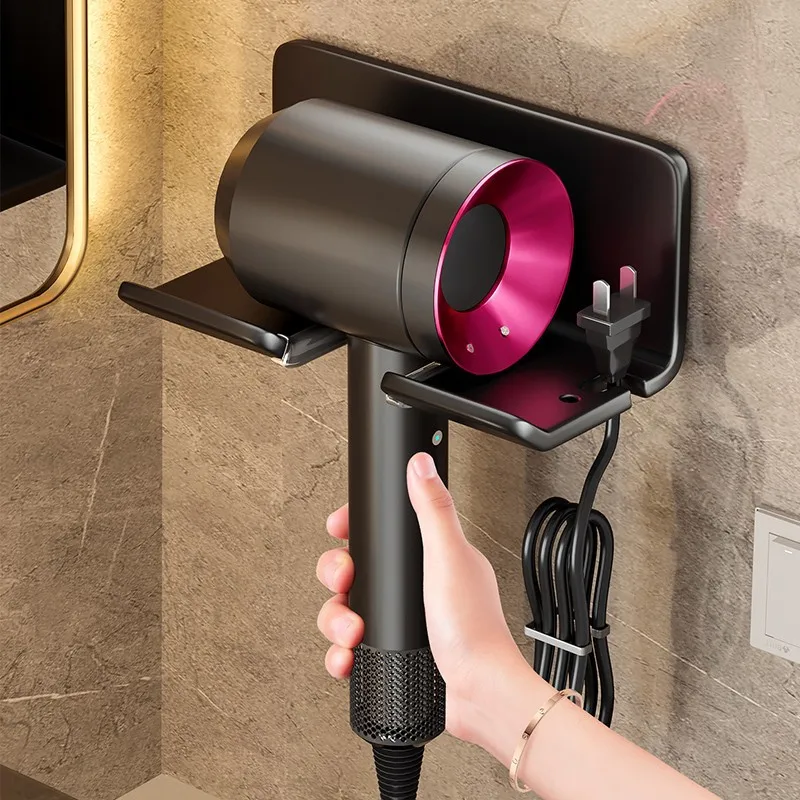 Hair dryer rack Punch free toilet wall mounted hair dryer support Bathroom Dyson air duct storage rack
Hair dryer rack Punch free toilet wall mounted hair dryer support Bathroom Dyson air duct storage rack