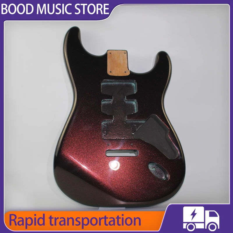 

Electric guitar body Chameleon glitter particles Alder Wood For Fend Strtocaste Guitar Purple and red