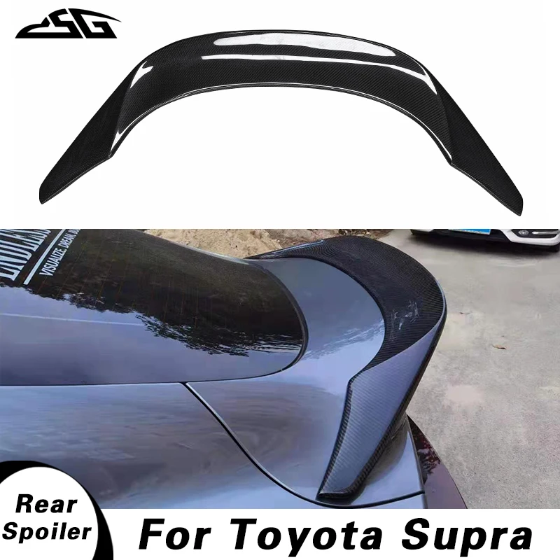 

Carbon Fiber Spoiler Wing Trunk Lid For Toyota SUPRA A90 A91 GR MK5 TRD Style Car Rear Trunk Lid Tail Fin Splitter