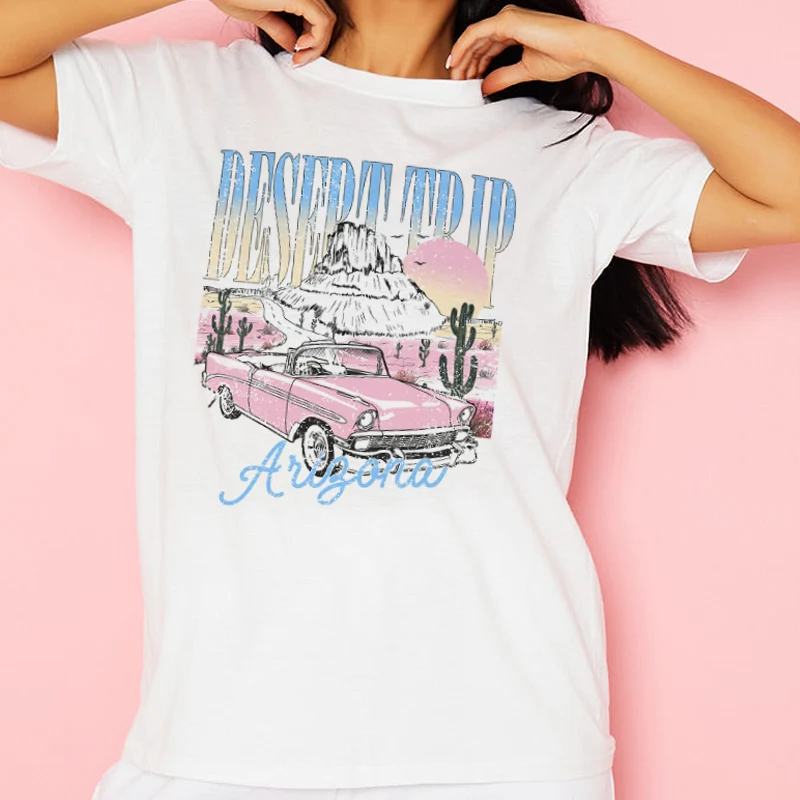 Arizona Desert Trip Western 70s Retro Graphic Tees Women Hippie Boho Travel Adventure Tshirt Summer Vacation T Shirt Vintage Top
Arizona Desert Trip Western 70s Retro Graphic Tees Women Hippie Boho Travel Adventure Tshirt Summer Vacation T Shirt Vintage Top