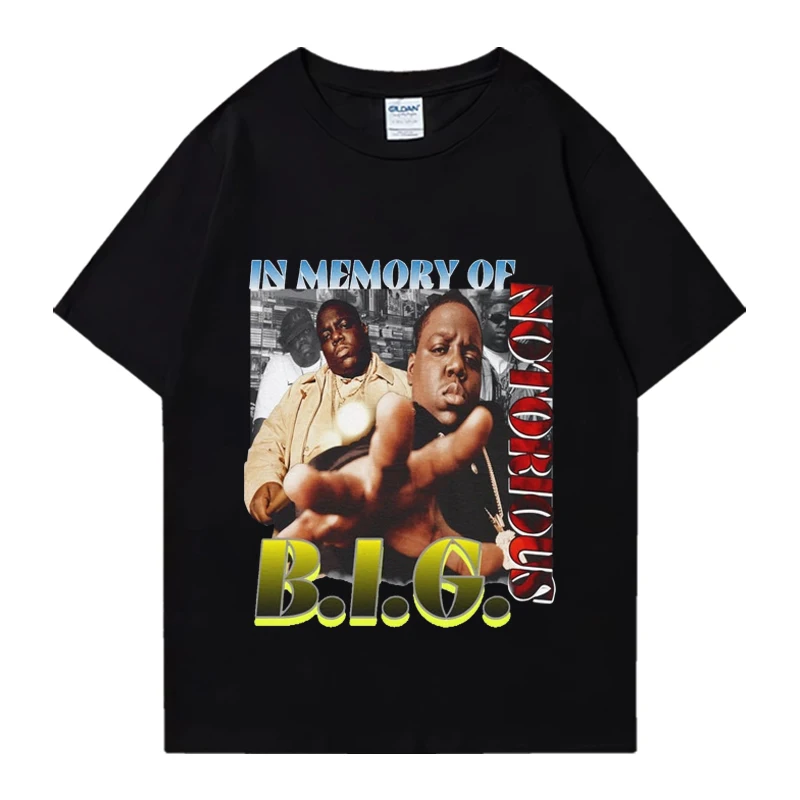 2024 Hip Hop Notorious BIG Graphics T shirt New Men Women vintage oversized streetwear Unisex 100% Cotton short sleeve T-shirts 
2024 Hip Hop Notorious BIG Graphics T shirt New Men Women vintage oversized streetwear Unisex 100% Cotton short sleeve T-shirts