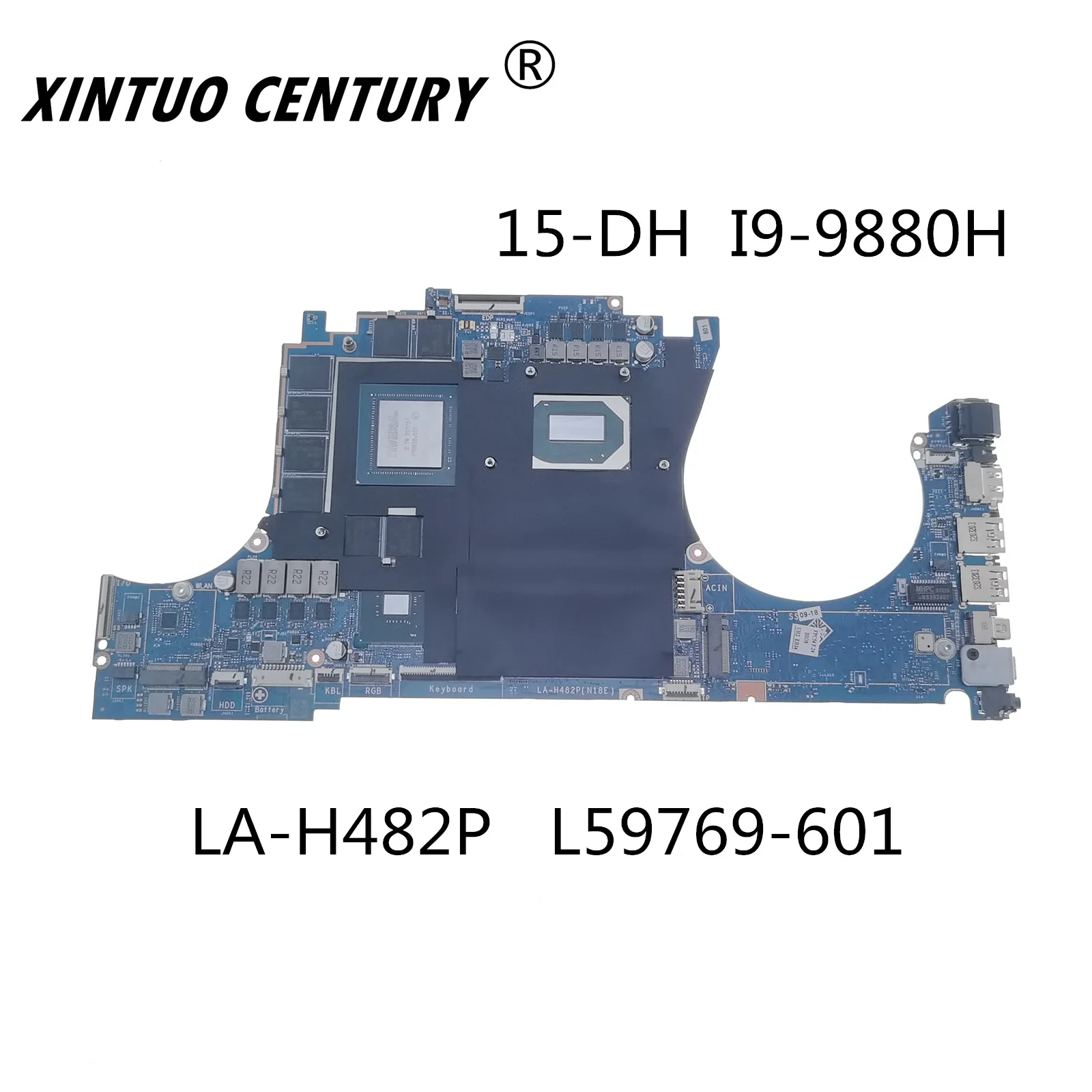 Материнская плата для HP 15-DH I9-9880H CPU RTX2080, графическая карта стандарта 100% 
Материнская плата для HP 15-DH I9-9880H CPU RTX2080, графическая карта стандарта 100%