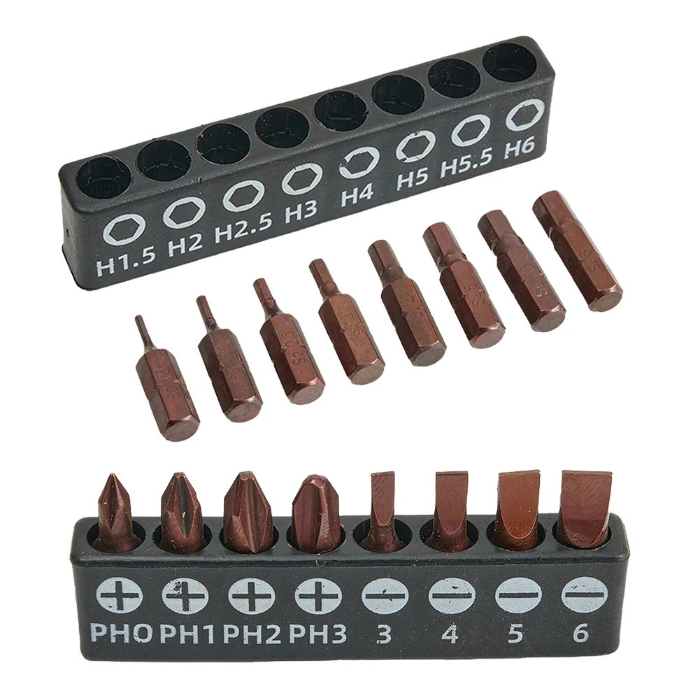 16Pcs Screwdriver Bit Set Hex Shank Batch Head Cross SLOTTED Electric Screw Driver Non-Slip Screwdriver Bits Hand Tool
16Pcs Screwdriver Bit Set Hex Shank Batch Head Cross SLOTTED Electric Screw Driver Non-Slip Screwdriver Bits Hand Tool