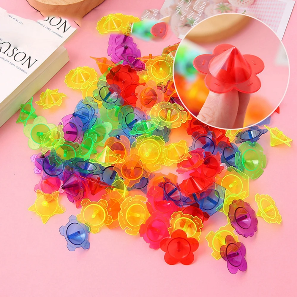 

100PCS for Kids Boys Girls Mini Gyro Toy Plastic Colorful Sensory Toys Party Favors Stress Relief Gifts Stocking Stuffers