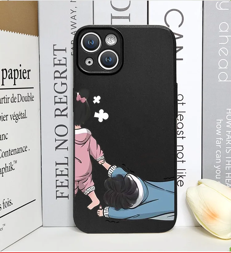 Funny Lovers Cute Girl Boy Couple Phone Case for IPhone 16 Pro Max 15 14 13 12 11 Mini X XR XS SE2 7 8 14 Plus Soft Cover fundas Funny Lovers Cute Girl Boy Couple Phone Case for IPhone 16 Pro Max 15 14 13 12 11 Mini X XR XS SE2 7 8 14 Plus Soft Cover fundas