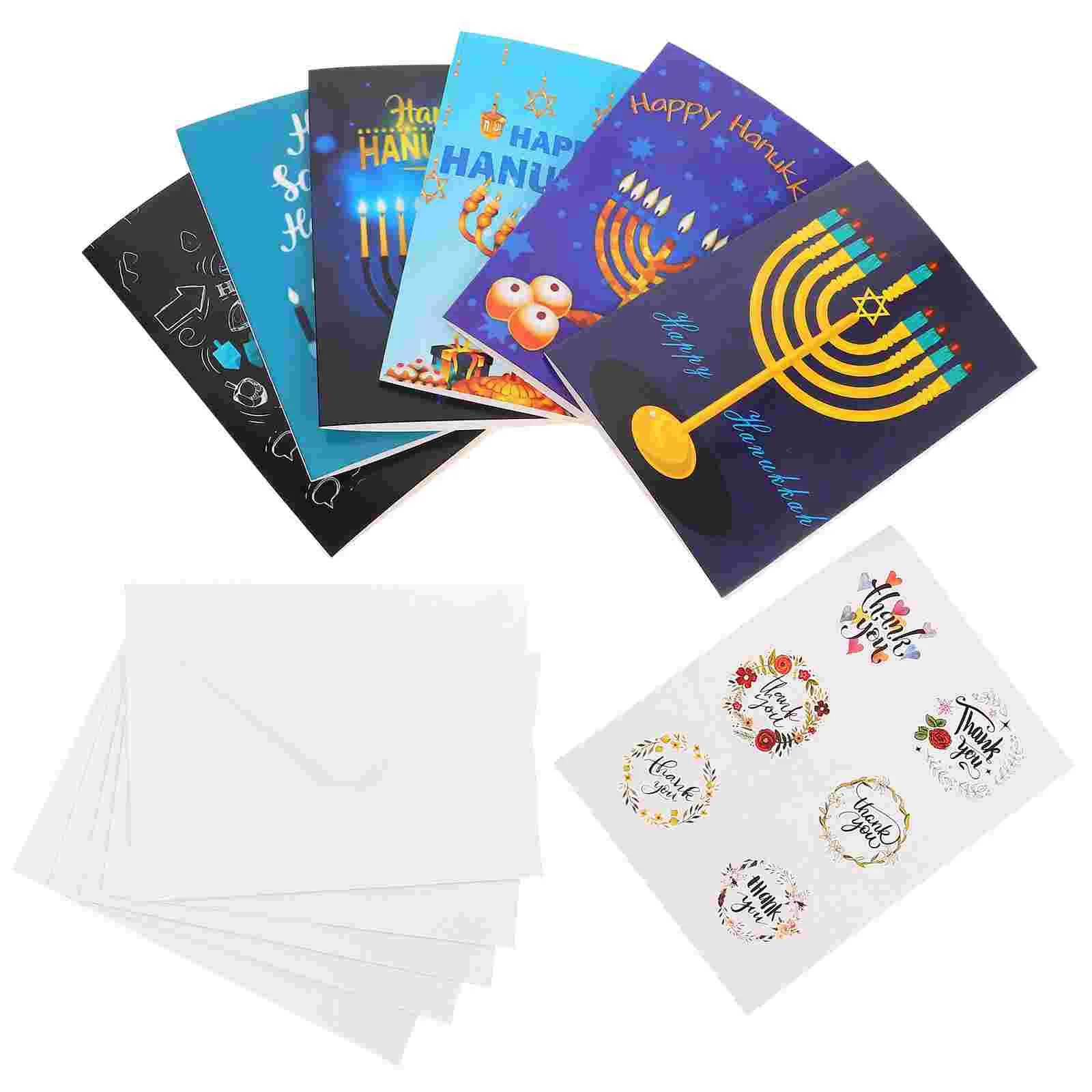 

Hanukka поздравительная открытка, Классические поздравительные открытки, праздничные бумажные подарочные конверты