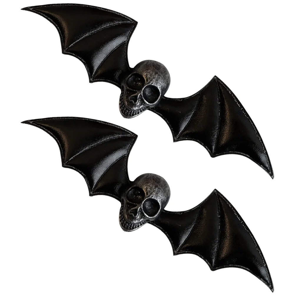 2 Pcs Skull Hair Accessories Women Clips Pin Wing Goth Resin Pu Halloween for Girl Miss Barrettes
2 Pcs Skull Hair Accessories Women Clips Pin Wing Goth Resin Pu Halloween for Girl Miss Barrettes