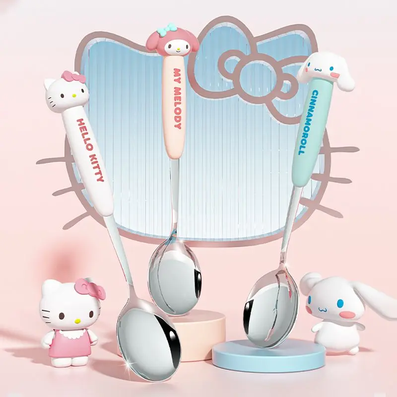 Sanrio Kawaii Anime Hello Kitty Tableware Cute Sweet My Melody Cinnamoroll Cartoon Portable Cutlery Set Lovely Gifts for Girls
Sanrio Kawaii Anime Hello Kitty Tableware Cute Sweet My Melody Cinnamoroll Cartoon Portable Cutlery Set Lovely Gifts for Girls