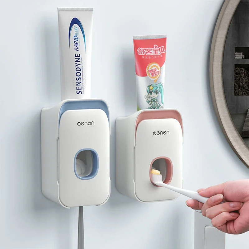 Automatic Toothpaste Squeezer Dispenser Toothbrush Storage Punch-Free Toothbrush Stand Bathroom Accessories Set
Automatic Toothpaste Squeezer Dispenser Toothbrush Storage Punch-Free Toothbrush Stand Bathroom Accessories Set