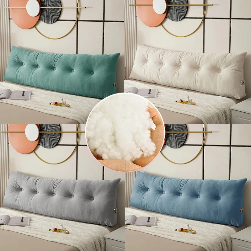 

Tatami Soft Bag Bedside Cushions Removable Cover All Season Reading Pillow Backrest Pain Relief Sofa Waist Cushion 침대 옆 쿠션