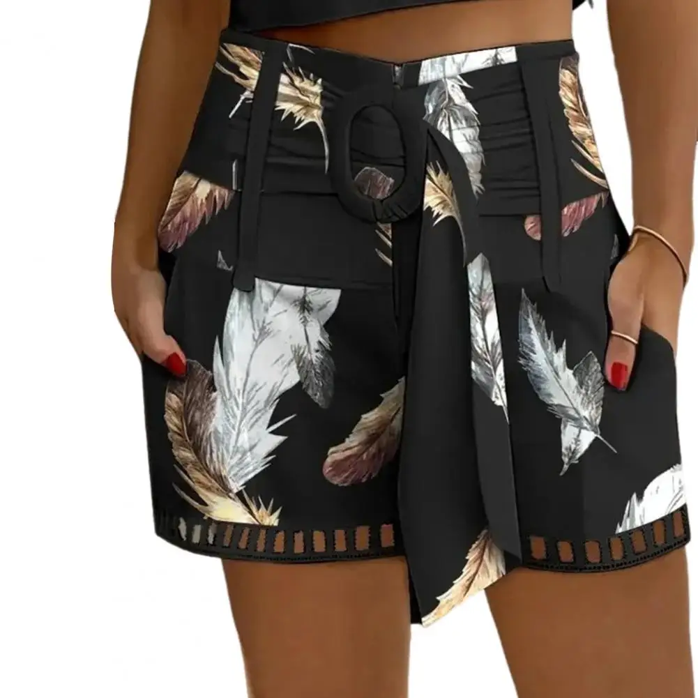 Women Shorts Stylish Women's Summer Shorts with Adjustable Belt Zipper Closure Side Pockets for Daily Wear Casual Lace Shorts
Women Shorts Stylish Women's Summer Shorts with Adjustable Belt Zipper Closure Side Pockets for Daily Wear Casual Lace Shorts