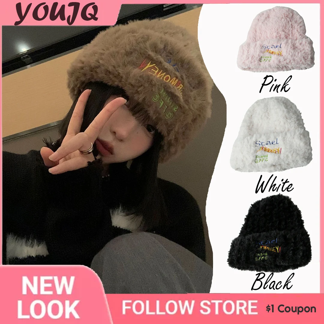Winter Fluffy Fur Knit Hats for Women Korean Soft Plush Hat Russia Outdoor Snow Coldproof Warm Benines Ear Protection Cap Bonnet
Winter Fluffy Fur Knit Hats for Women Korean Soft Plush Hat Russia Outdoor Snow Coldproof Warm Benines Ear Protection Cap Bonnet