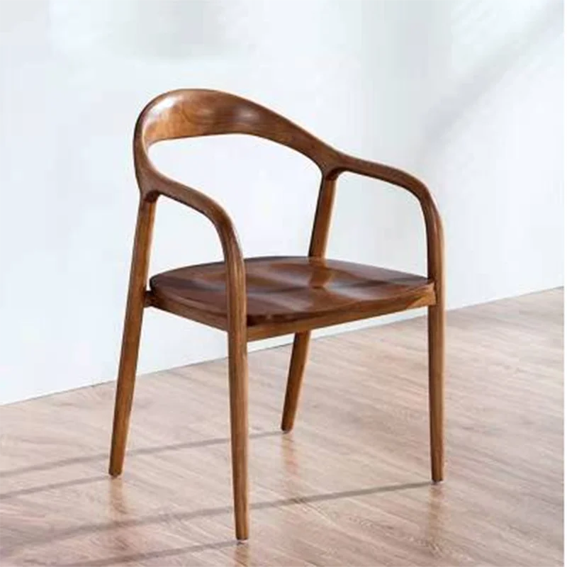 

Ретро-кресла для отдыха, деревянные кухонные эргономичные кухонные стулья, уличный стул для спальни, мебель для гостиной