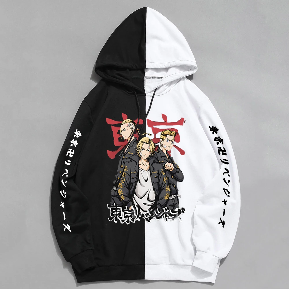 Men Fashion Hoodie Tokyo Revengers Anime Hoodies Sportswear Patchwork Loose Sweatshirts Men Women Spring Autumn Manga Pullovers
Men Fashion Hoodie Tokyo Revengers Anime Hoodies Sportswear Patchwork Loose Sweatshirts Men Women Spring Autumn Manga Pullovers