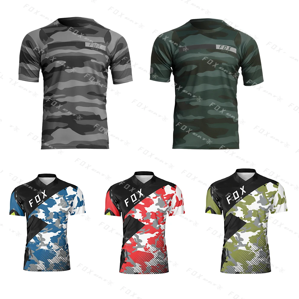 Men Cycling Quick Dry Short Sleeves Motocross Jersey Moto DH Off Road Mountainbike Bat Fox Mtb Jersey Downhill Cycling Clothing
Men Cycling Quick Dry Short Sleeves Motocross Jersey Moto DH Off Road Mountainbike Bat Fox Mtb Jersey Downhill Cycling Clothing