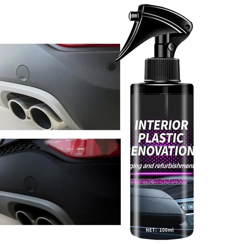 

100ml Car Interior Restorer automotive plastic renovation agent Car Refurbish Coating Agent Dashboard auto cleaning accessories
